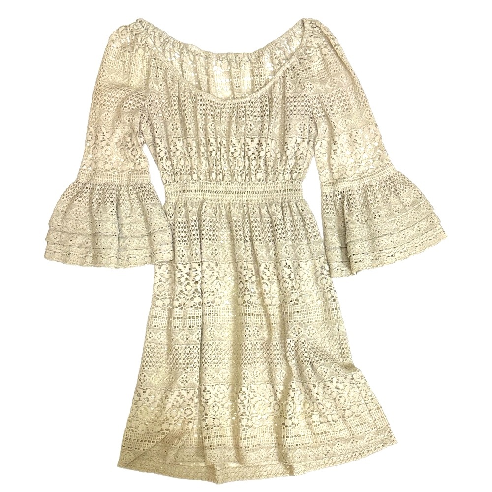 Lace Cover-Up Dress Size Small Petite